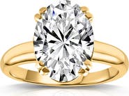 Bliss Diamond Certified 5Ct Oval 14k Gold Diamond Engagement Ring Lab Grown