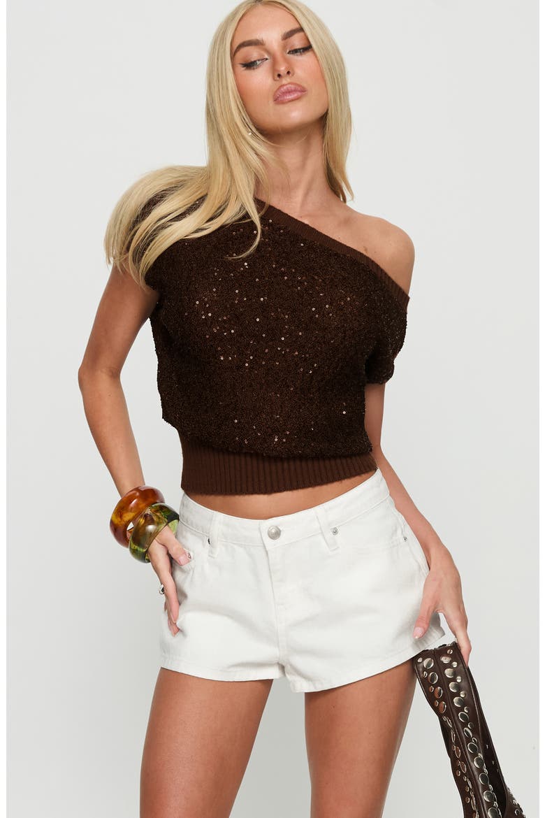 Dreamful Low Rise Denim Shorts, Alternate, color, WHITE