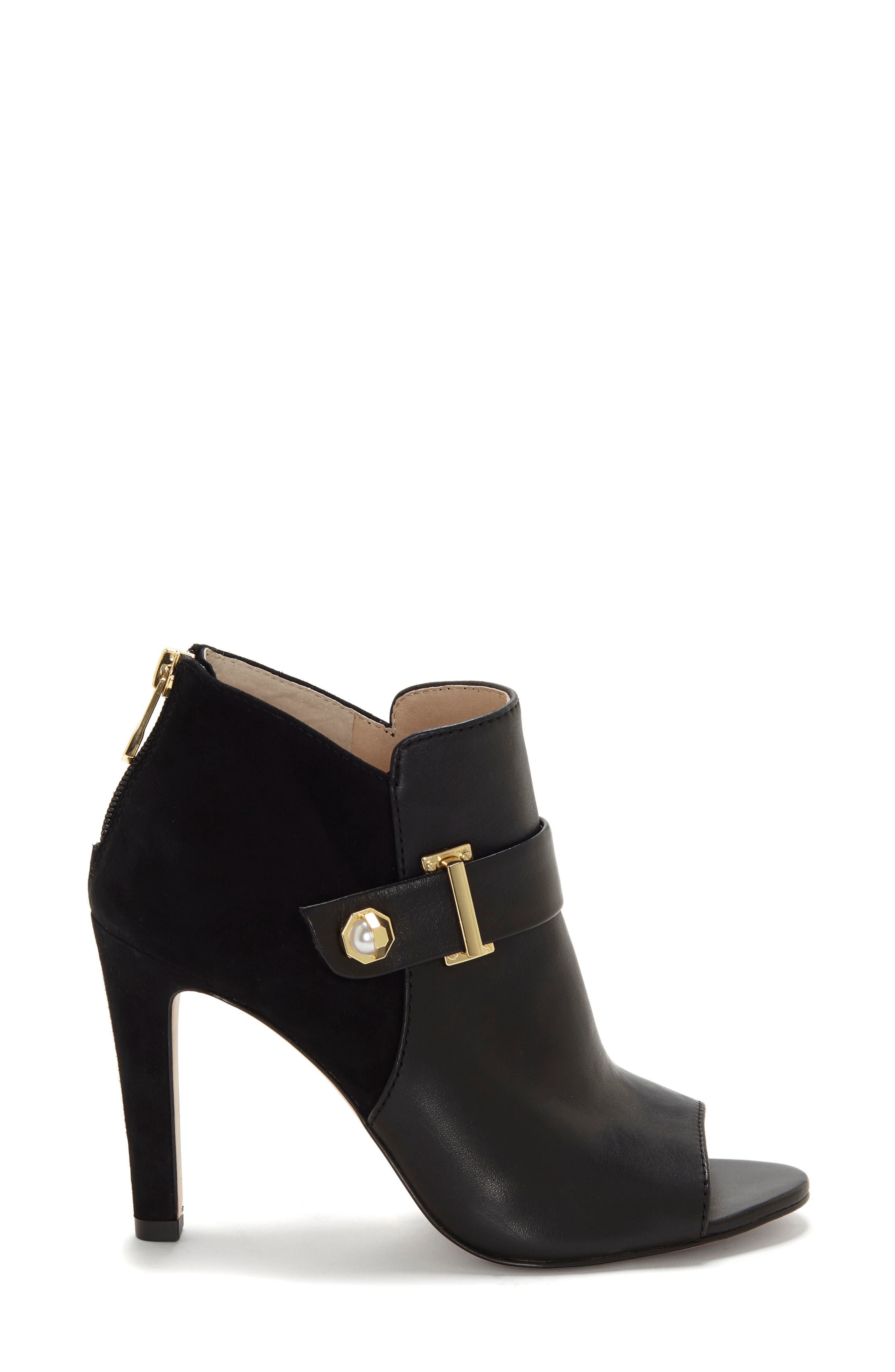 Louise et Cie Lander Open Toe Genuine Calf Hair Bootie, Alternate, color, 