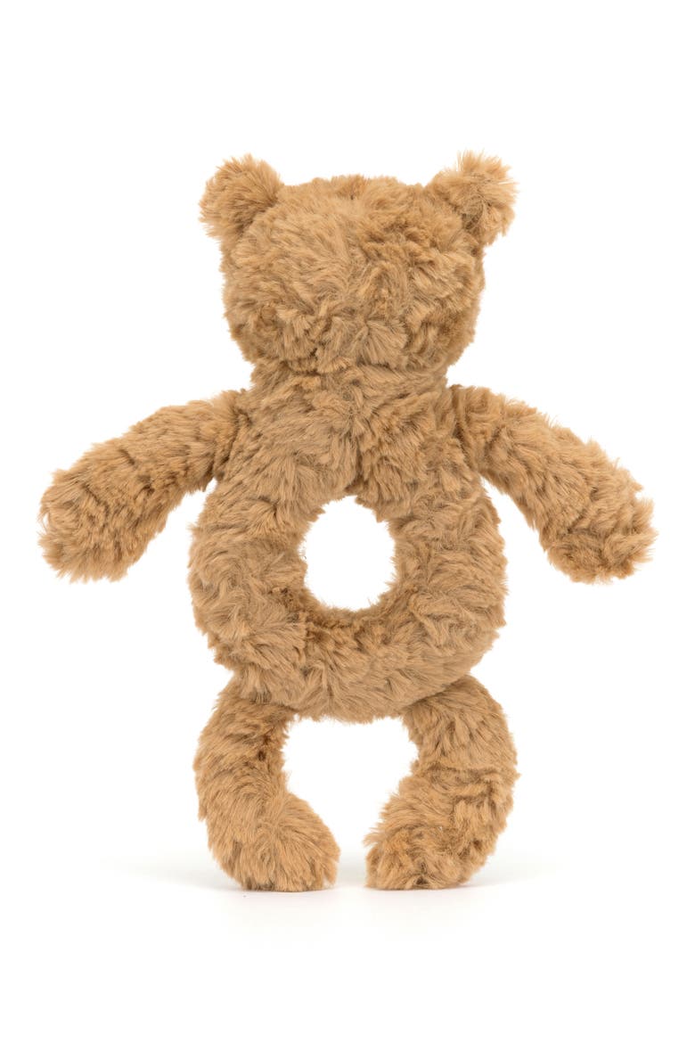 Bartholomew Bear 7-Inch Ring Rattle, Alternate, color, BROWN