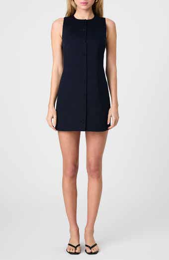 French Connection Sleeveless Cotton Sateen Minidress
