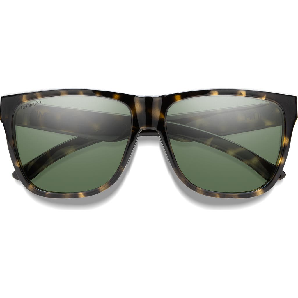 Smith Lowdown Xl 2 60mm Chromapop™ Polarized Square Sunglasses In Brown