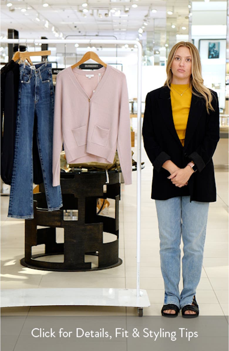 Pocket Wool Blend Cardigan, sales video thumbnail