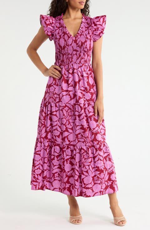 Sunfire Floral Cotton Sundress