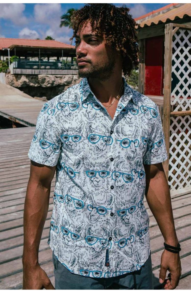Baja Llama LLAMA M.D. - 7-SEAS BUTTON UP, Alternate, color,