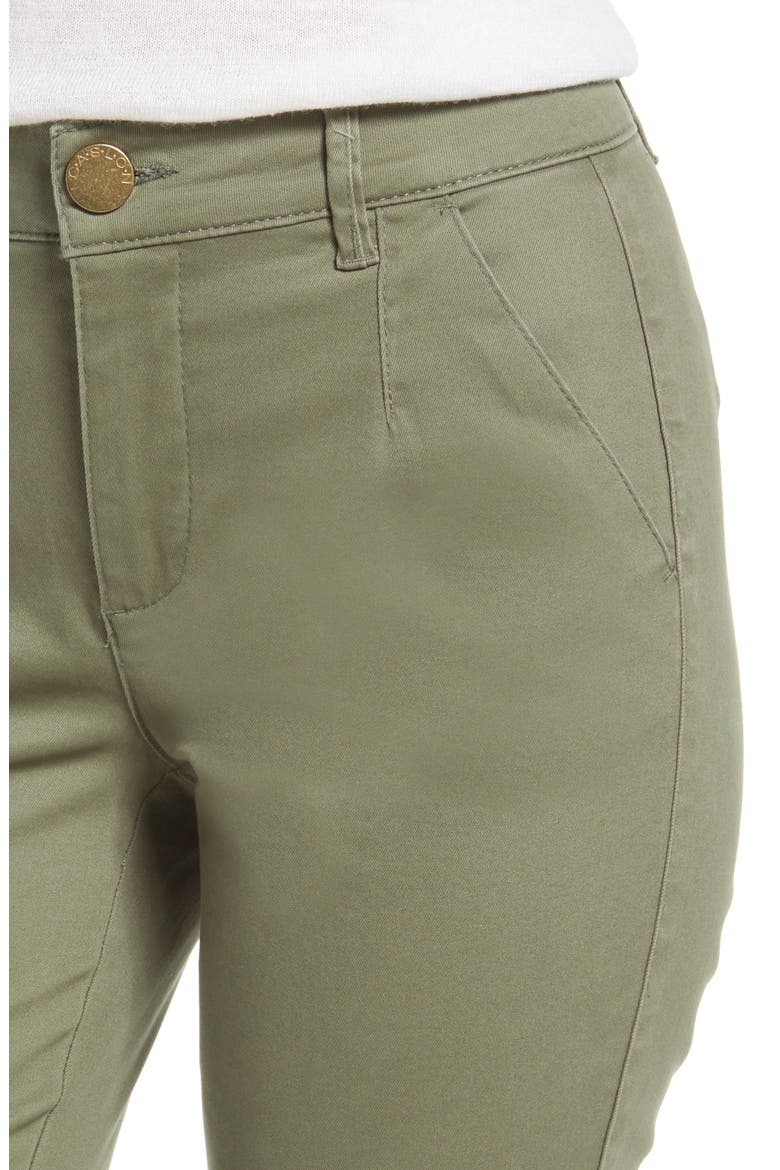 Stretch Cotton Chino Pants, Alternate, color, LILYPAD