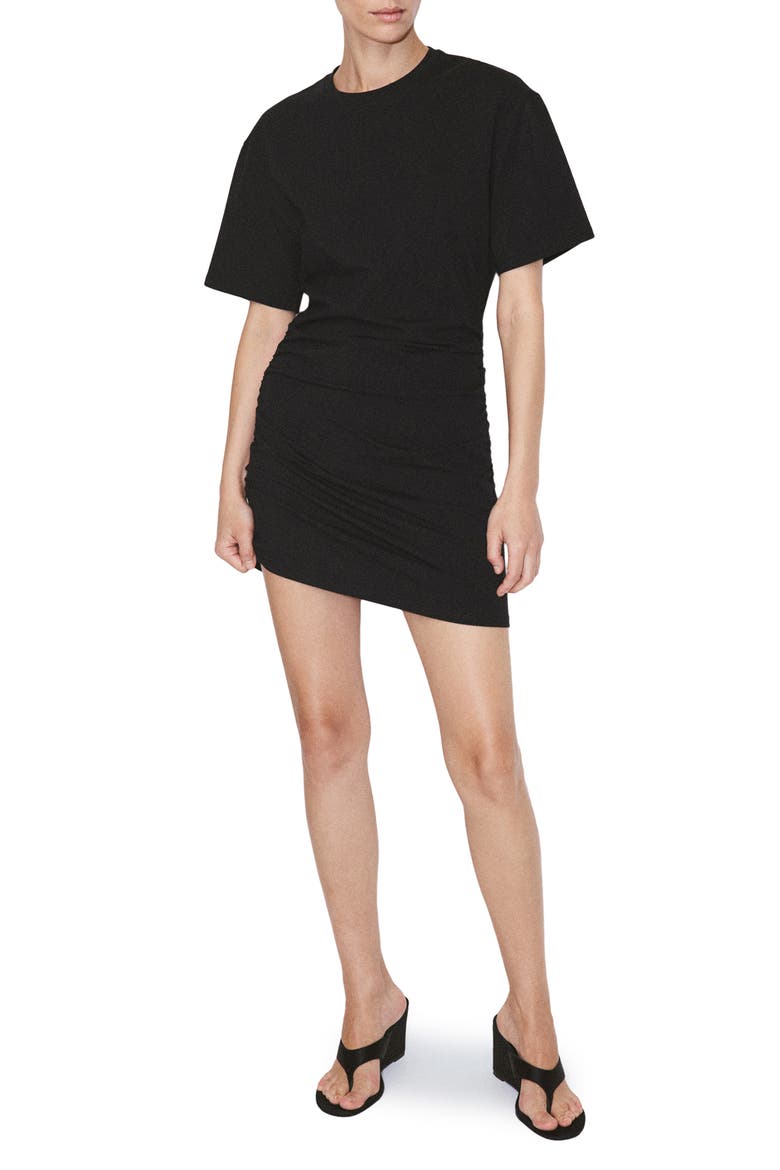 Lennon T-Shirt Dress, Main, color, BLACK