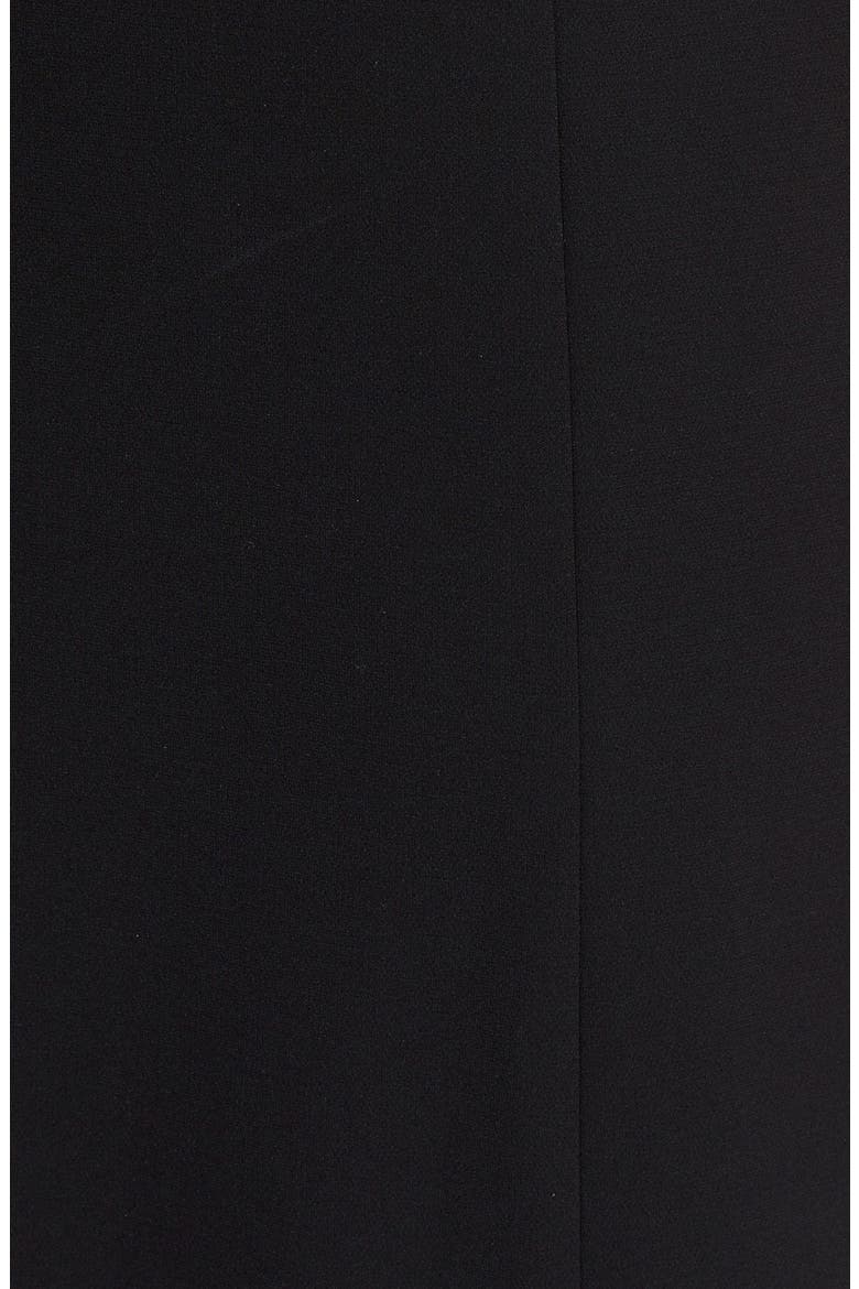 'Jamelya' Crepe Shift Dress, Alternate, color, BLACK