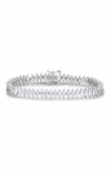 CHLOE AND MADISON Cubic Zirconia Tennis Bracelet
