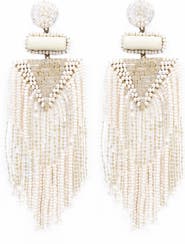 Deepa Gurnani Jody Beaded Tassel Earrings