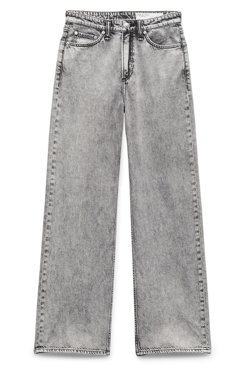 Logan Wide Leg Jeans, Alternate, color, SLATE GREY