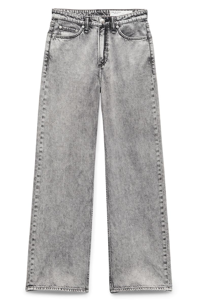 rag & bone Logan Wide Leg Jeans, Alternate, color, Slate Grey