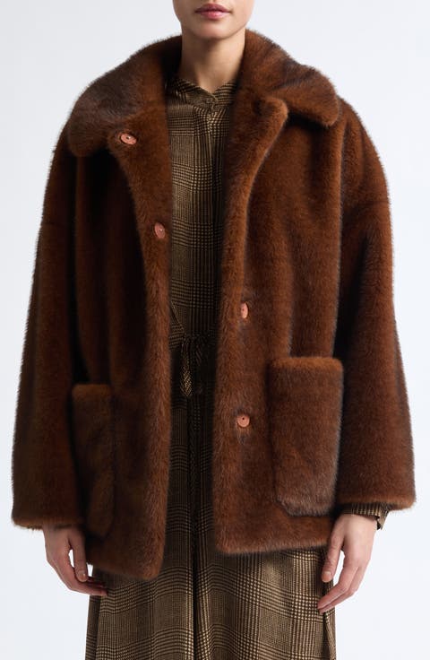 Short Faux Fur Jacket