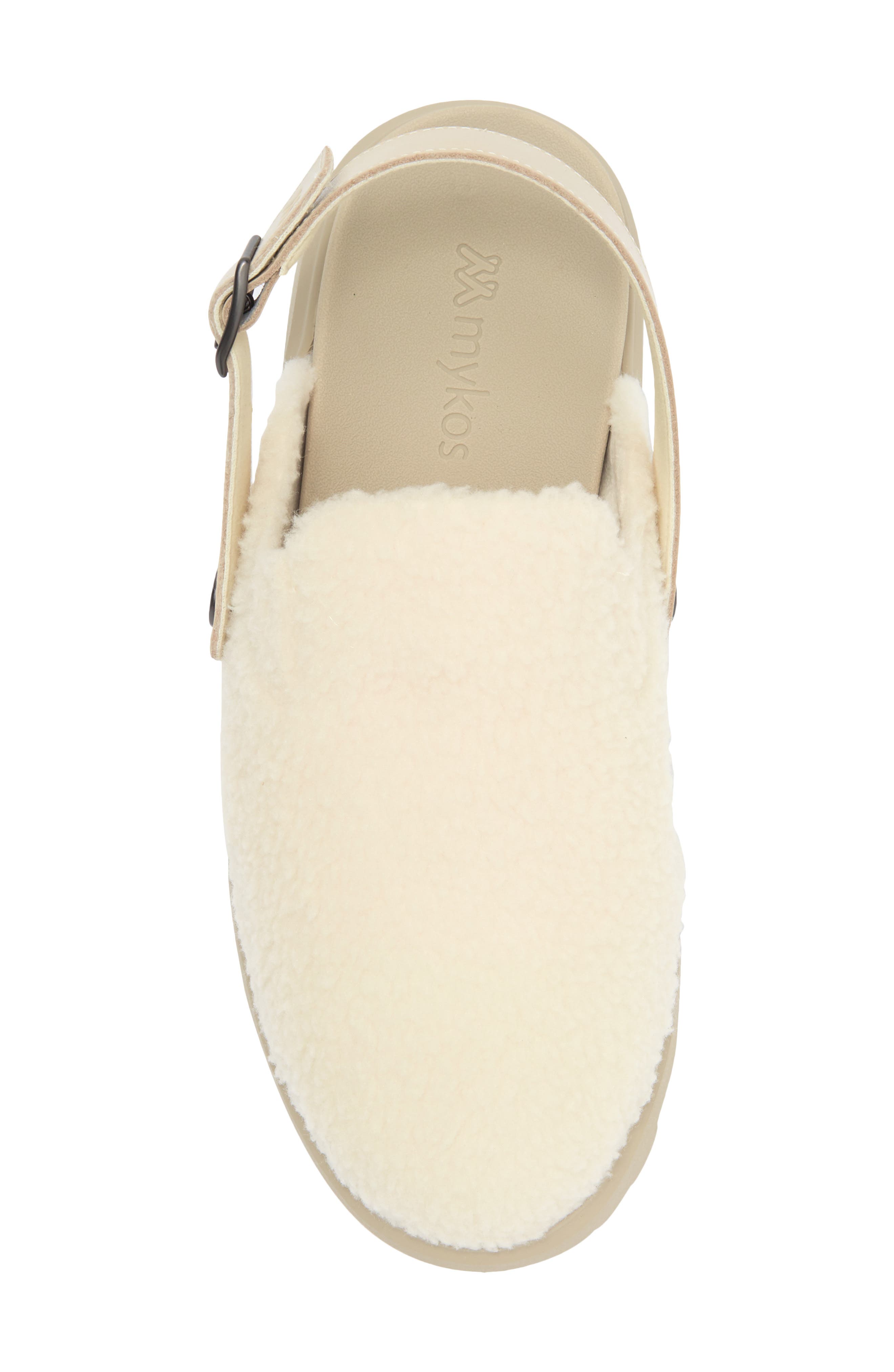 Mykos Lilah Mule, Alternate, color, White/ Taupe