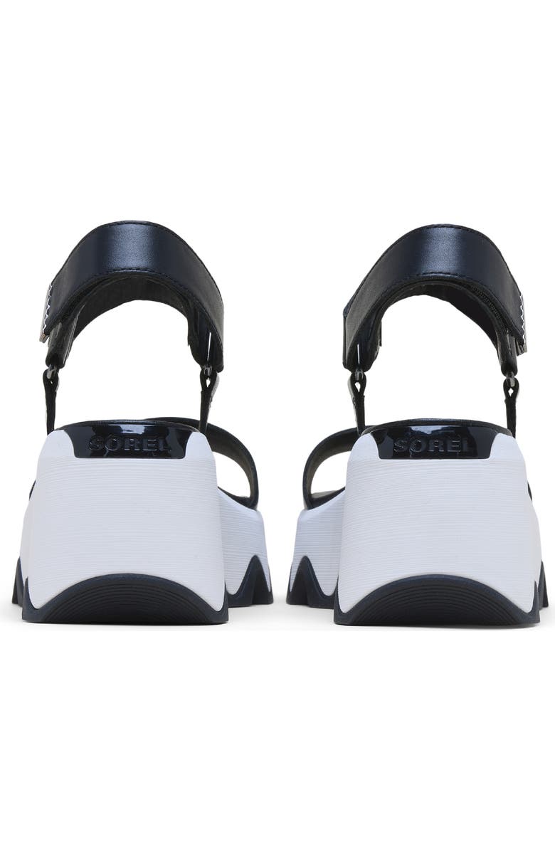 SOREL Kinetic<sup>™</sup> Aura Ankle Strap Platform Sandal, Alternate, color, Black/ Sea Salt