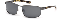 Timberland Rectangular Metal Polarized Sunglasses