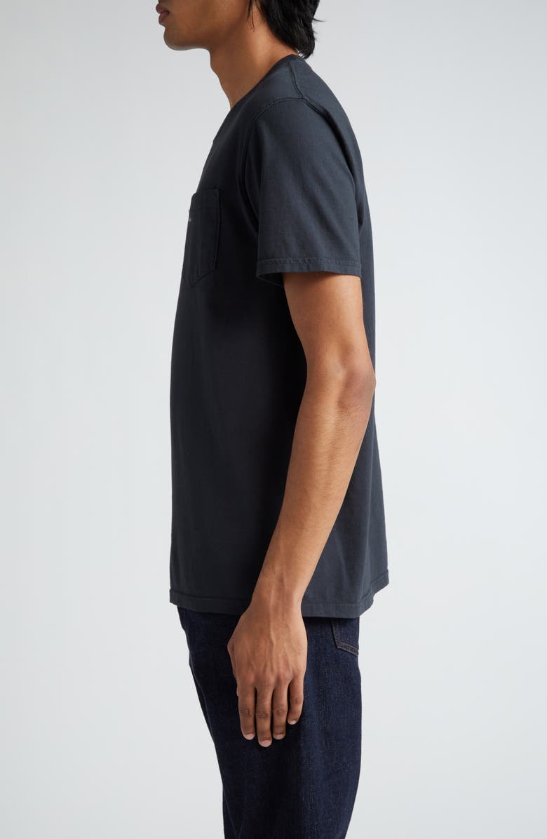 Noah Core Logo Cotton Pocket T-Shirt, Alternate, color, Black