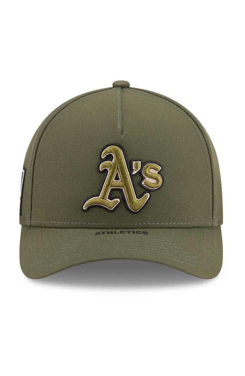 New Era Youth New Era Olive Athletics 2026 Armed Forces Day 9FORTY M-Crown Adjustable Hat, Alternate, color, Olive