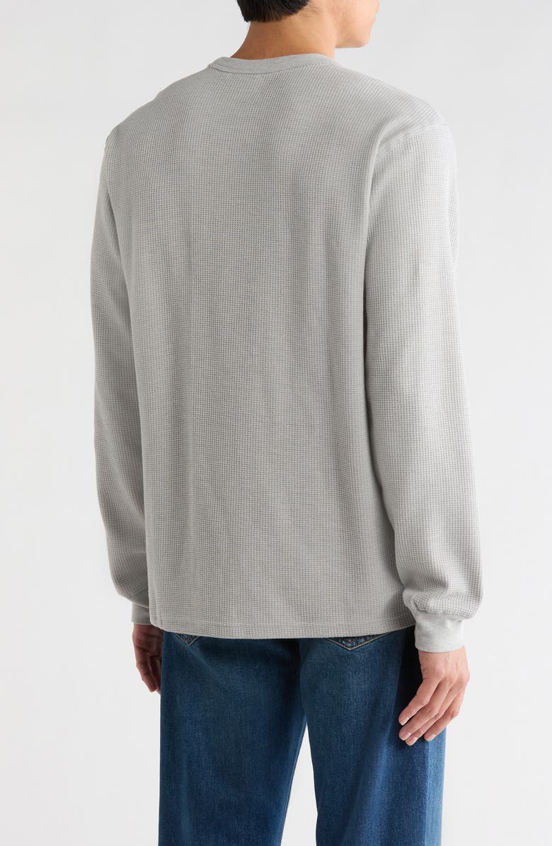 Roark Well Worn Cotton Blend Thermal Sweatshirt, Alternate, color, Heather Grey