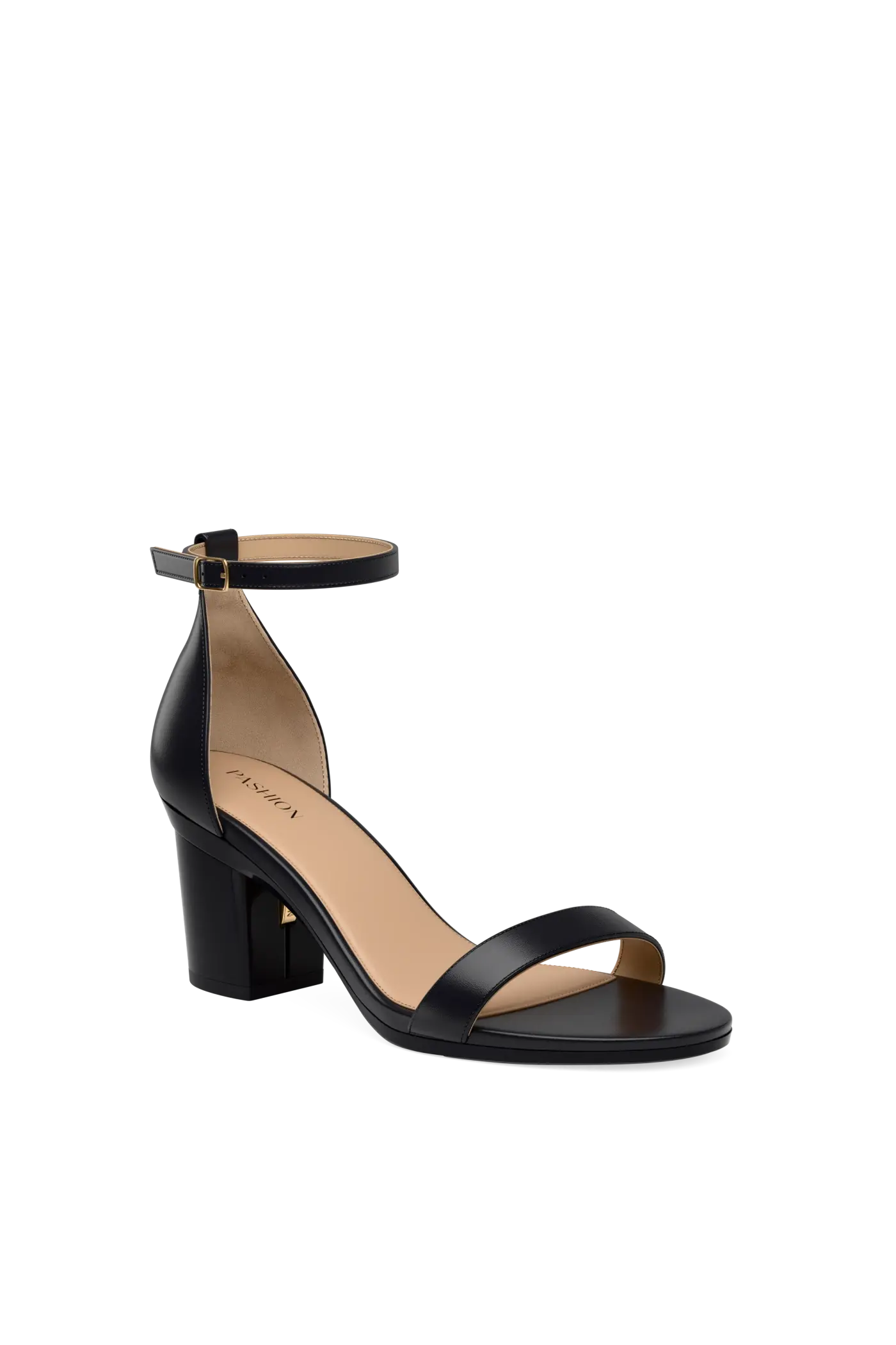 Pashion Footwear The Pashionista 3" Block Convertible Heel, Alternate, color, Coal Leather
