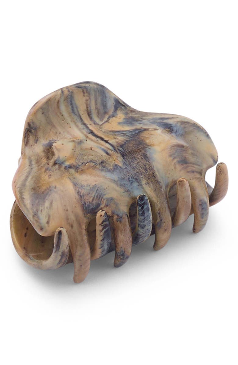 LELET NY Crosby Claw Clip, Main, color, Caramel Marble