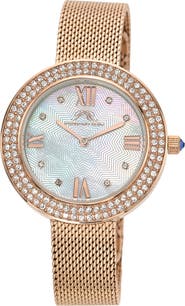 PORSAMO BLEU Madeleine Mesh Strap Watch, 35mm