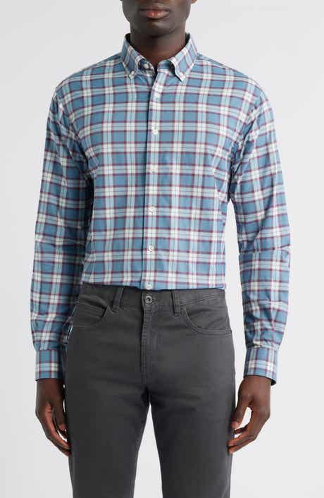 johnnie-O Feldy Plaid Stretch Button-Down Shirt