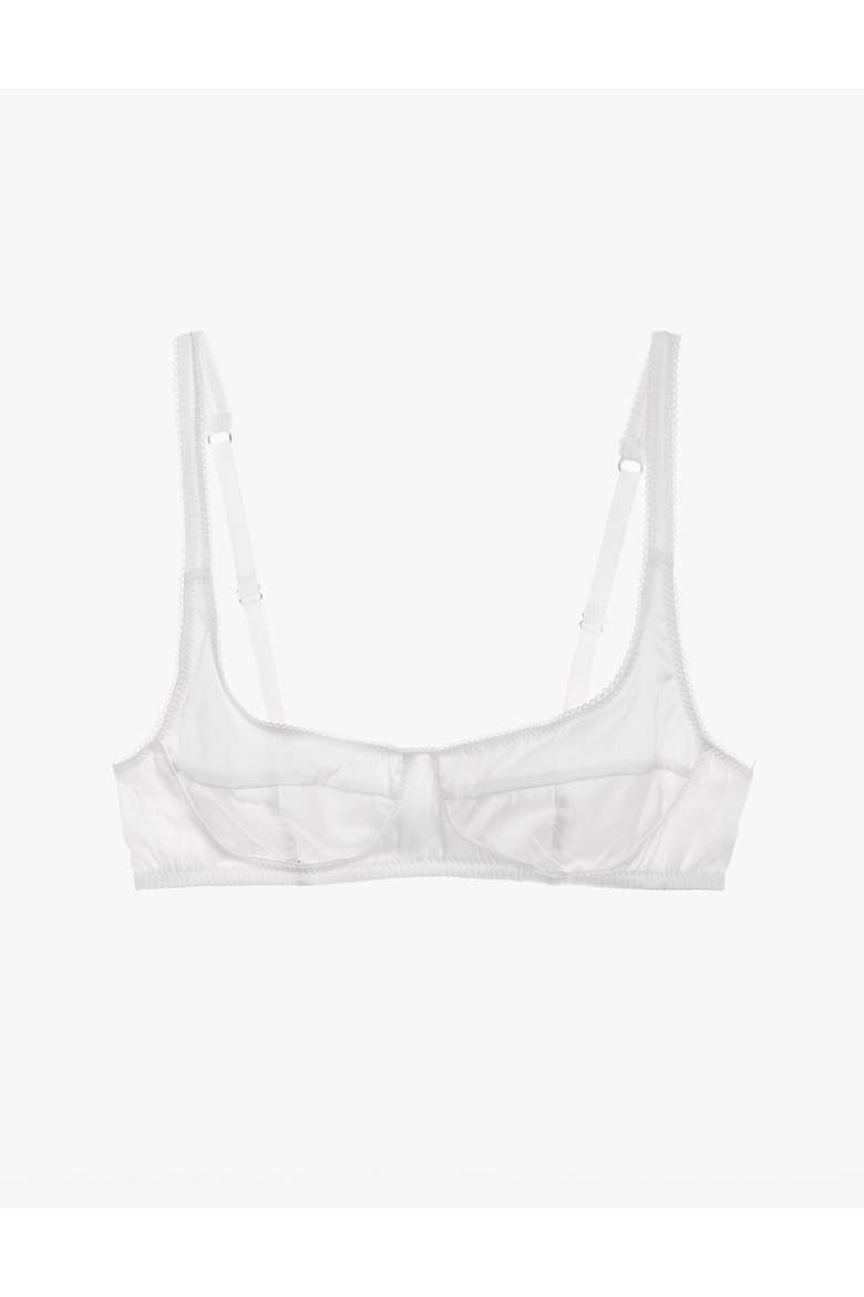 Penelope Bralette Bare, Alternate, color, White