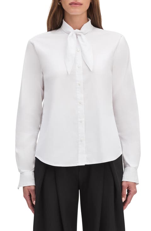 Grateau Cotton Blend Button-Up Shirt