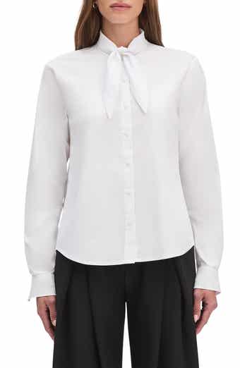 Grateau Cotton Blend Button-Up Shirt