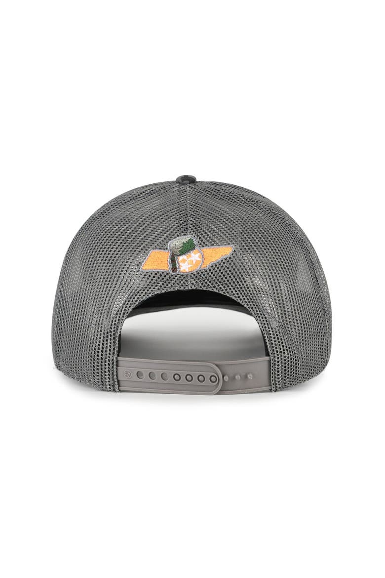 Men's '47 Camo Tennessee Volunteers Smokey Grey Square Script Trucker Adjustable Hat, Alternate, color, Camo