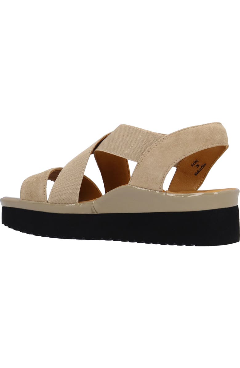 L'Amour des Pieds Aizling Ankle Strap Sandal, Alternate, color, Taupe