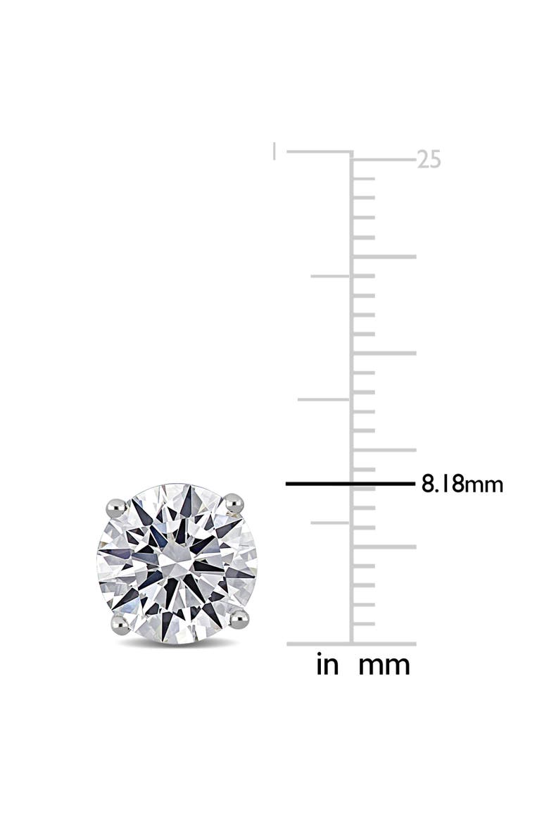 4 CTW Lab-Grown Diamond Stud Earrings 14k, Alternate, color, White Gold