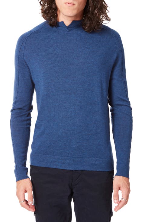 MVP Slim Fit Notch Neck Wool Sweater
