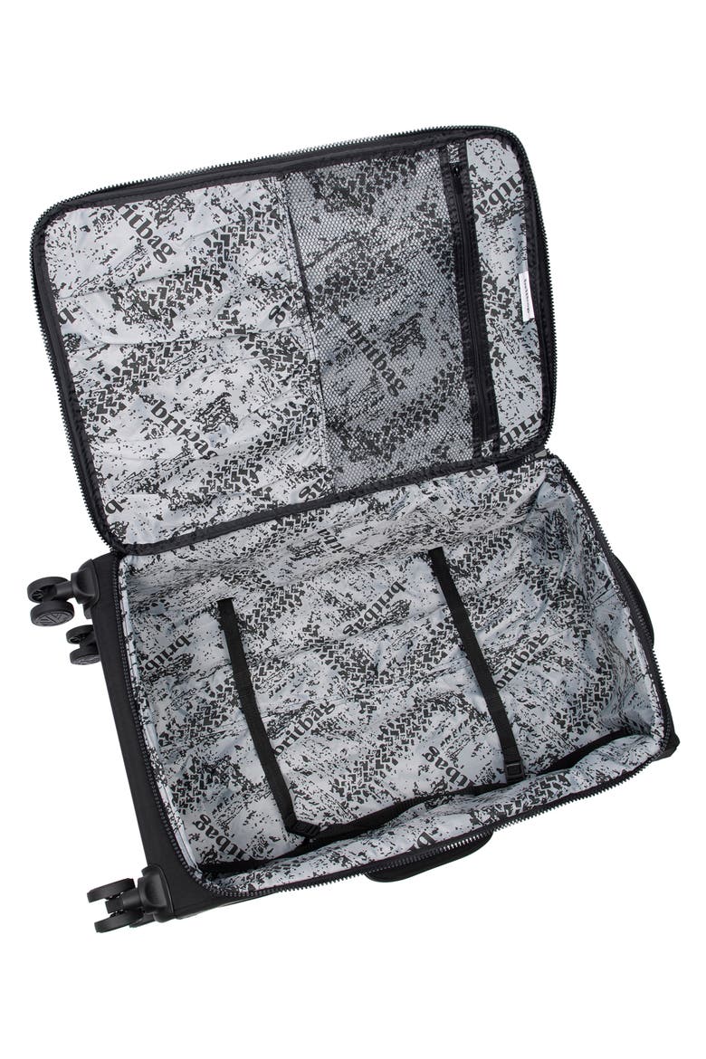 Ashdon 32-Inch Crinkle Nylon Spinner Suitcase, Alternate, color, BLACK
