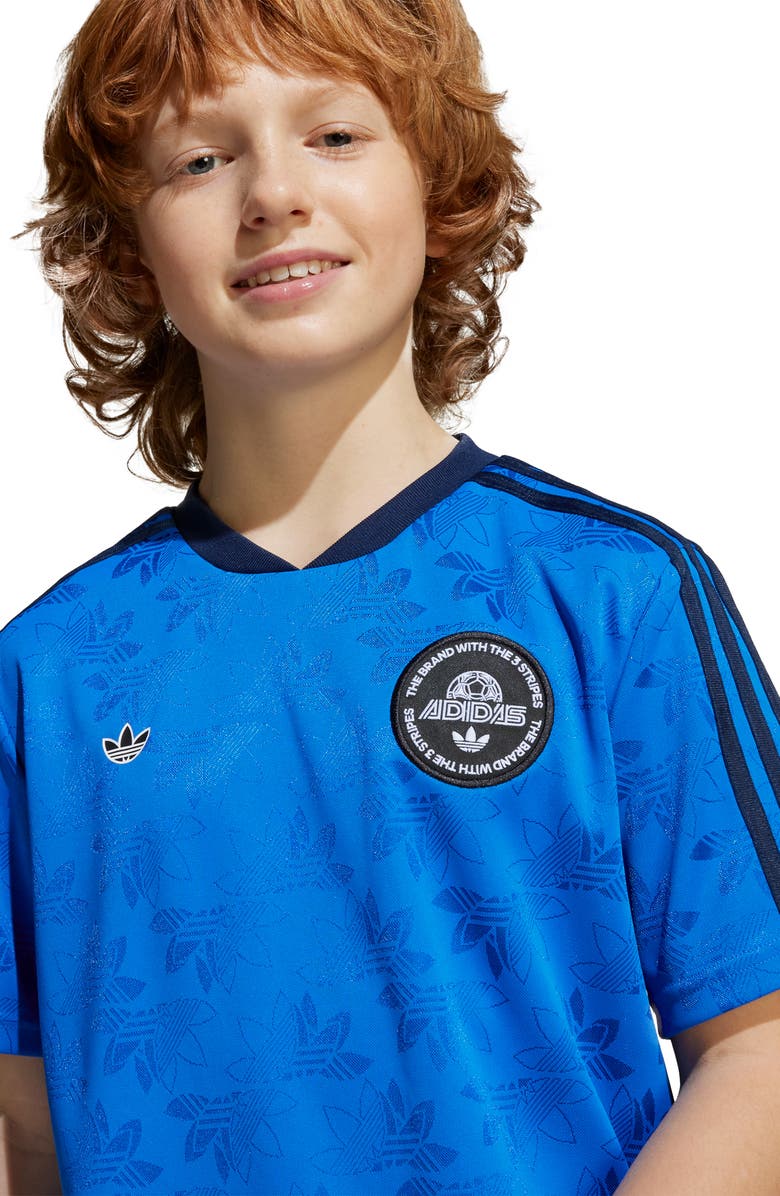 adidas Kids' Soccer T-Shirt, Alternate, color, Blue