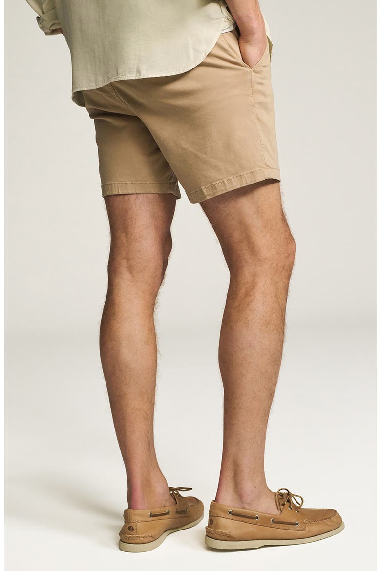 Hampton Slim Fit Twill Chino Shorts, Alternate, color, PEBBLE TWILL