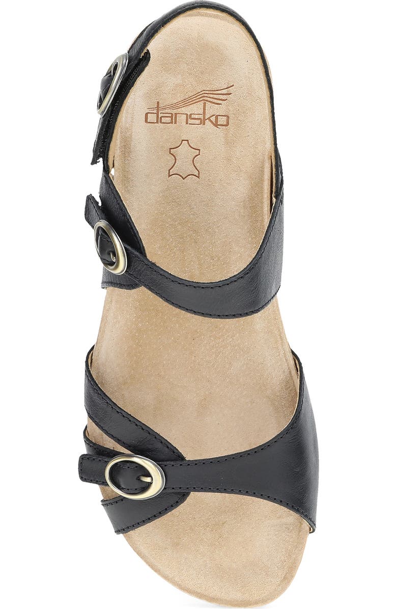 Dansko Ruthie Strappy Sandal, Alternate, color, Black
