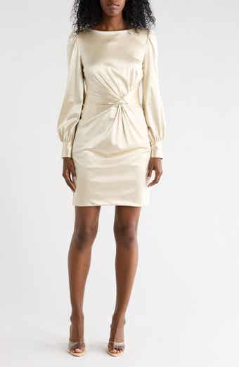 Julia Jordan Front Twist Long Sleeve Dress