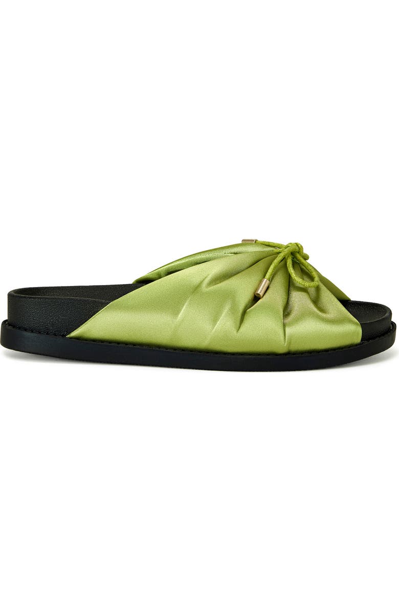AZALEA WANG Theresa Platform Slide Sandal, Alternate, color, Green