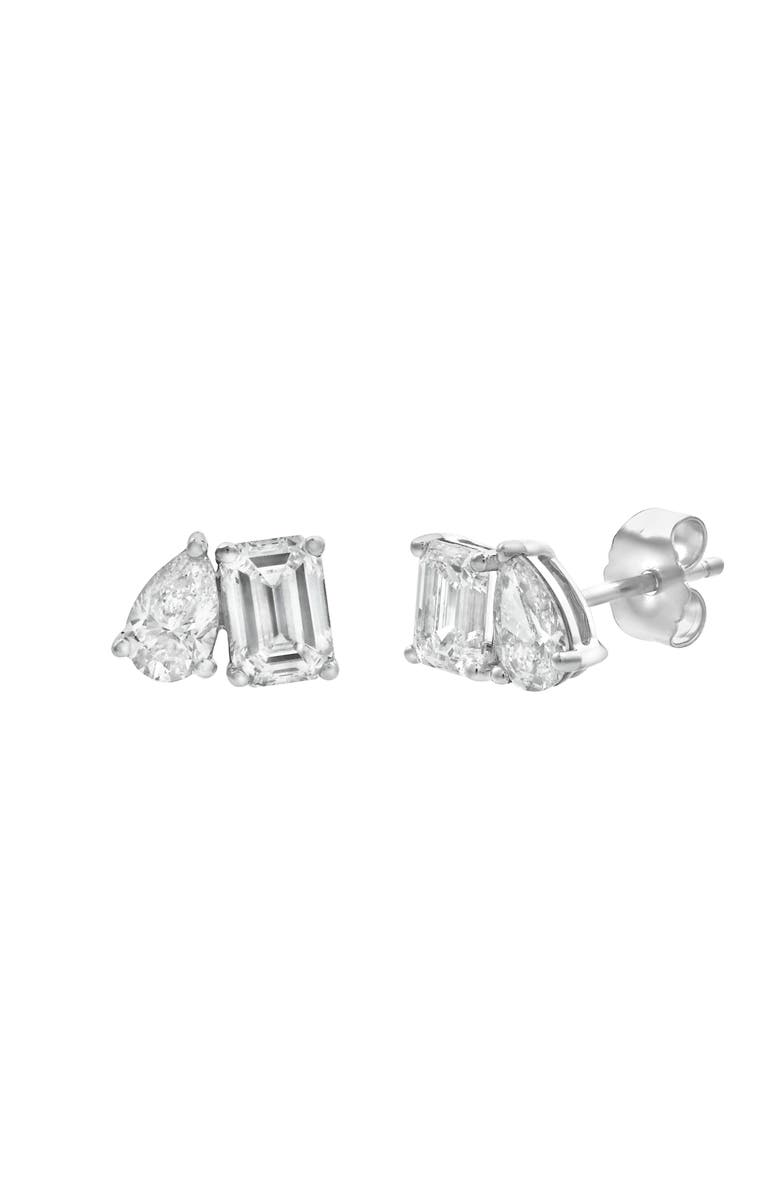 LuvMyJewelry Valessa 14K Gold Lab Grown Diamond Toi Et Moi Earrings - 1.5 Ct, Alternate, color,
