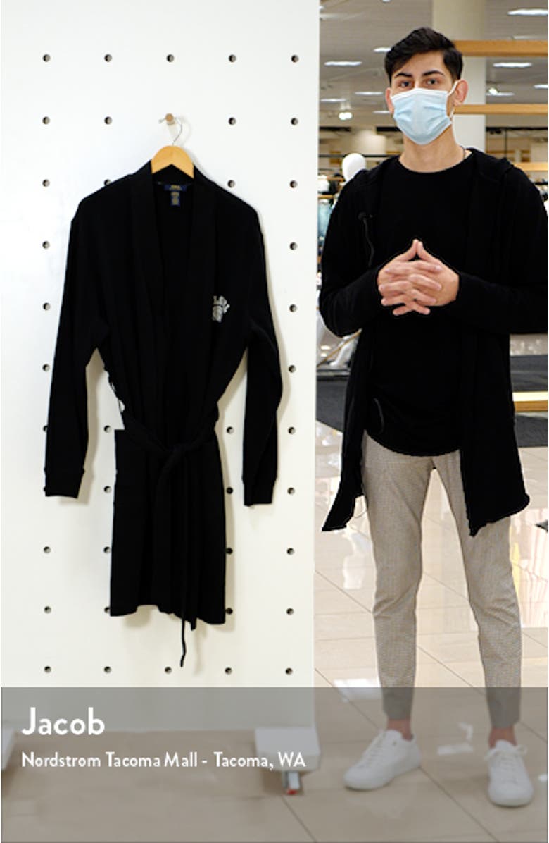 Brushed Fleece Robe, sales video thumbnail