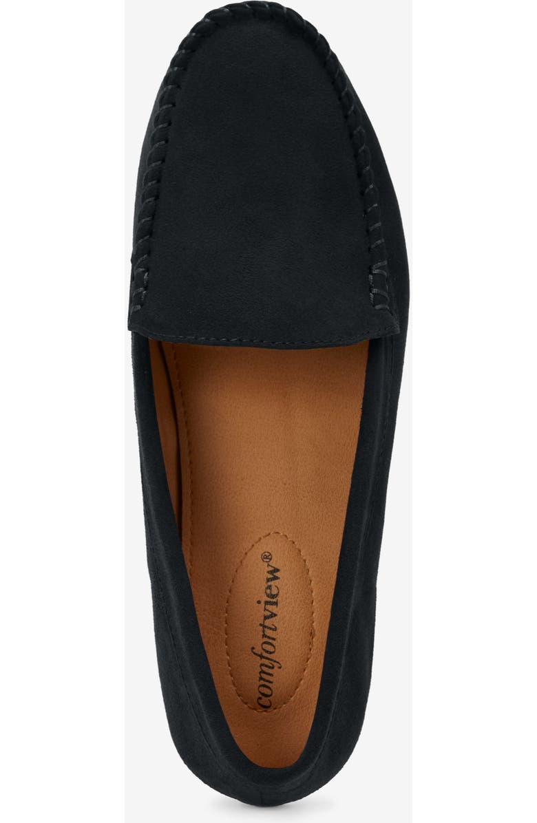 Comfortview The Milena Slip On Flat, Alternate, color, Black