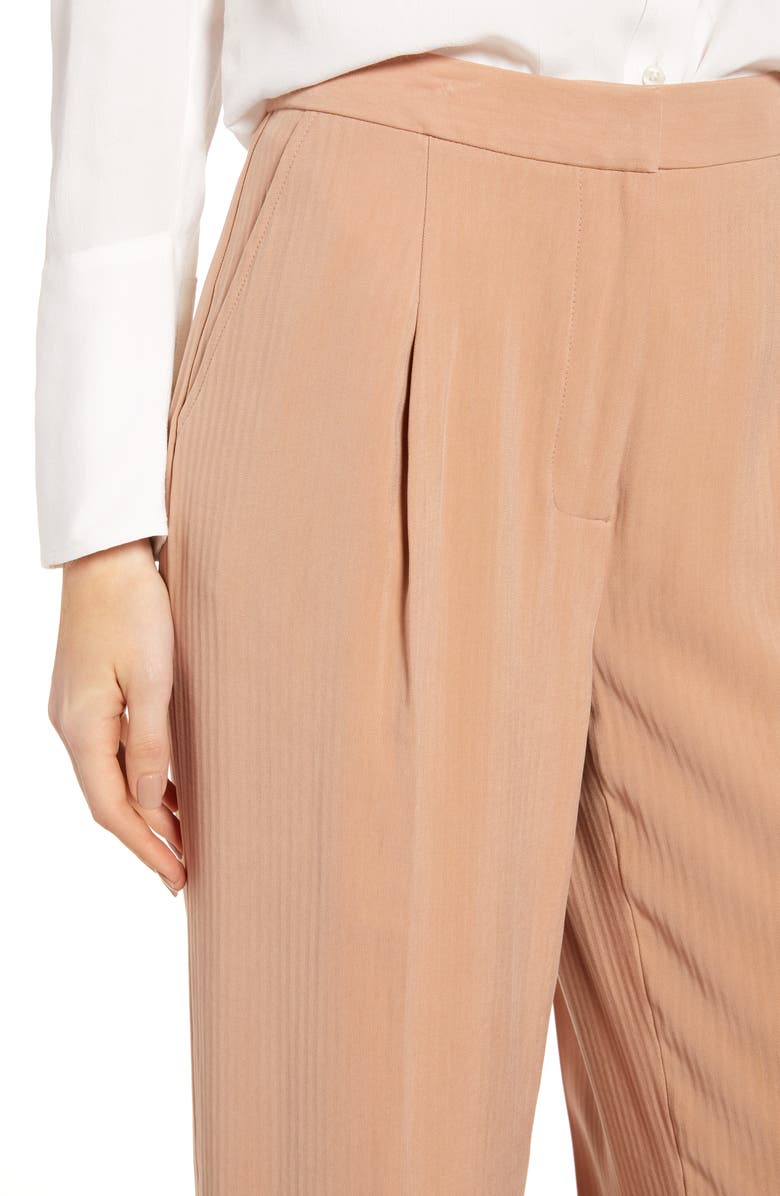 Something Navy Tonal Stripe Relaxed Slacks, Alternate, color, 