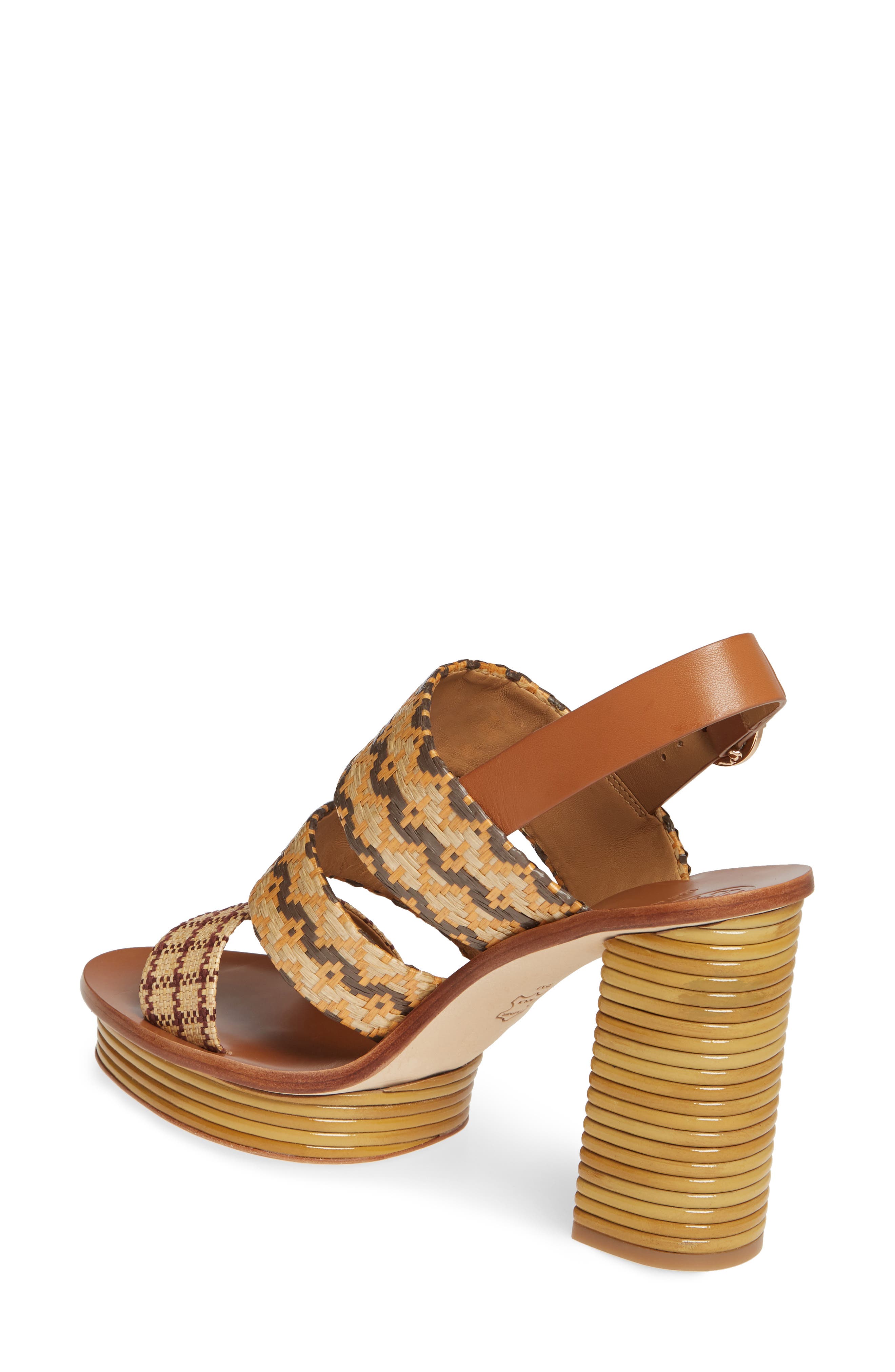 Tory Burch Patos Slingback Platform Sandal, Alternate, color, 