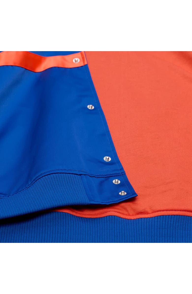 Mitchell & Ness Men's Mitchell & Ness  Royal Denver Broncos Head Coach Lightweight Full-Snap Satin Jacket, Alternate, color, Royal