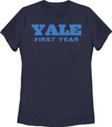 Yale University Women's Yale University First Year Logo  Graphic T-Shirt