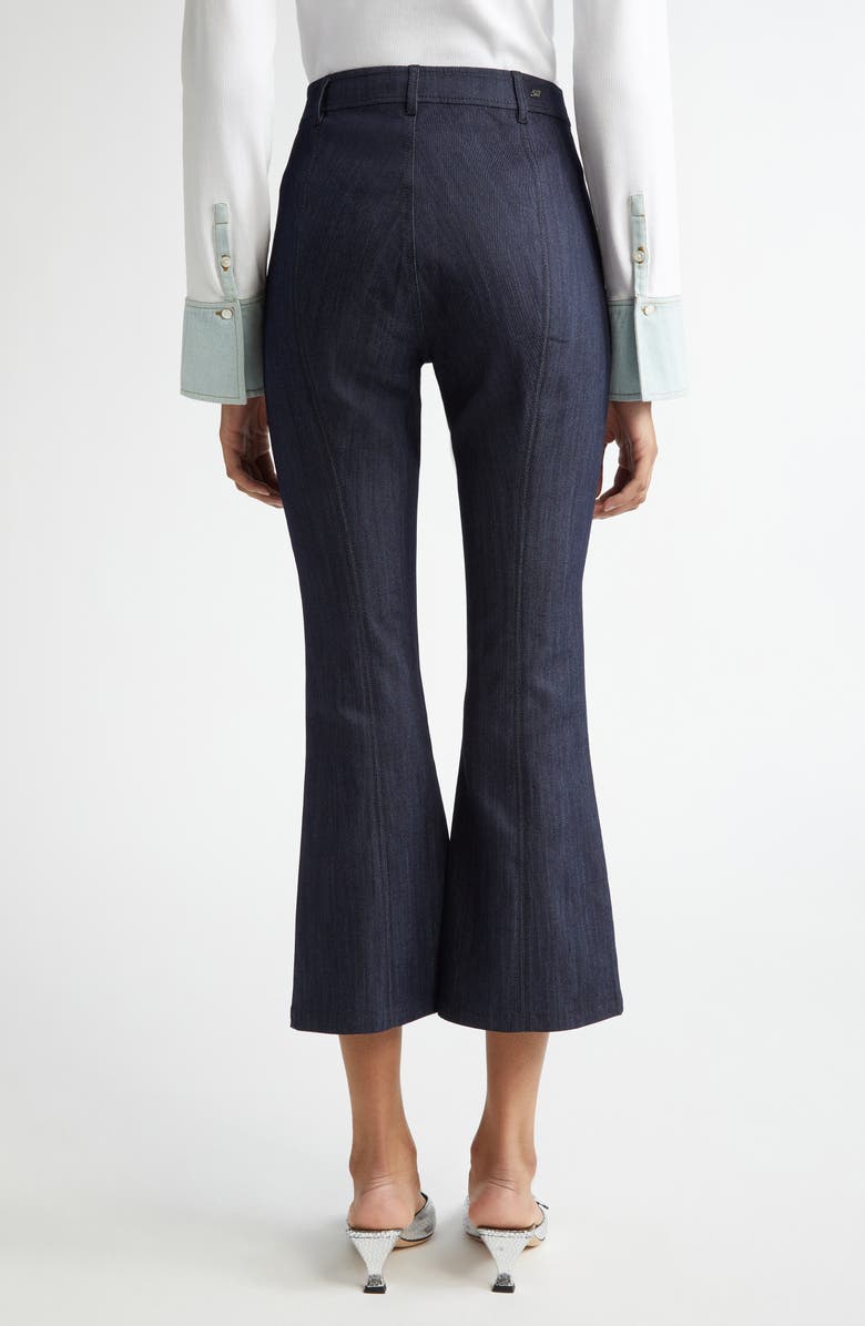 Cinq à Sept Celeste Crop Flare Jeans, Alternate, color, Indigo