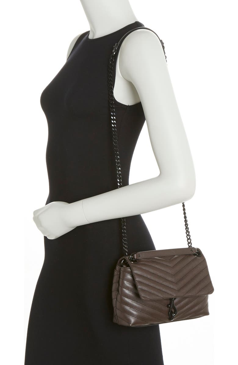 Rebecca Minkoff Edie Leather Crossbody Bag, Alternate, color,
