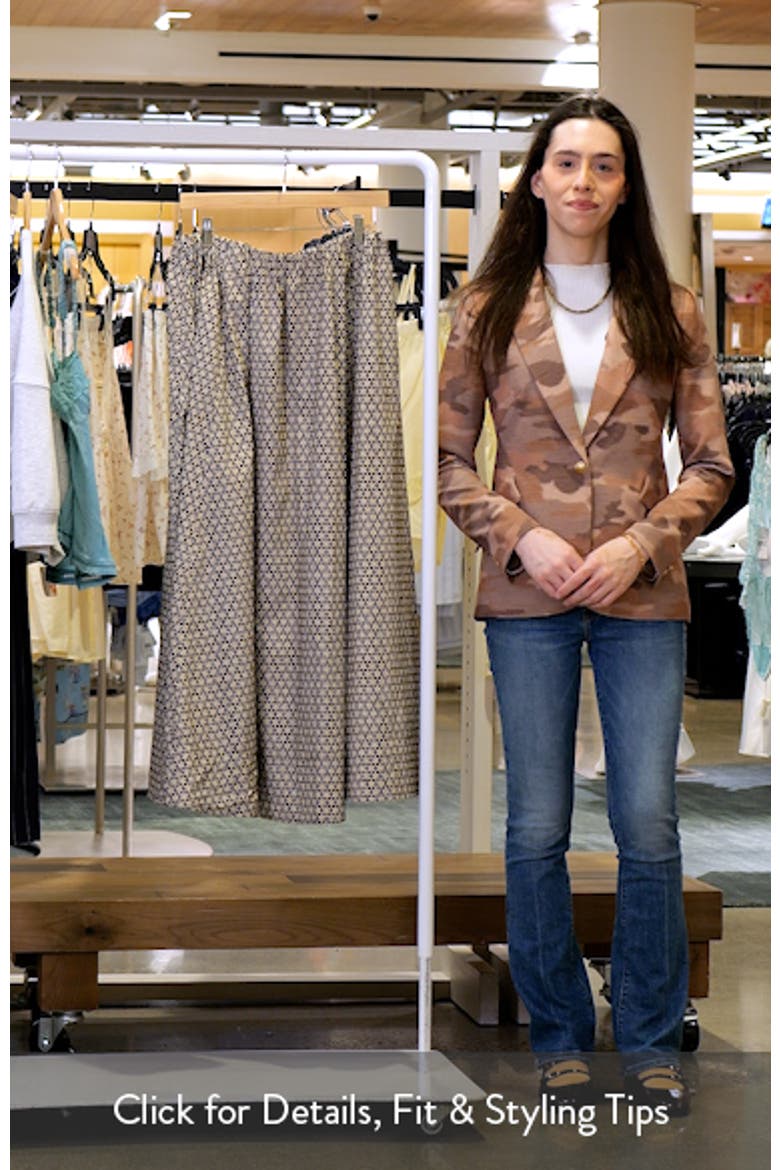 Nera Coastal Organic Cotton Poplin Midi Skirt video